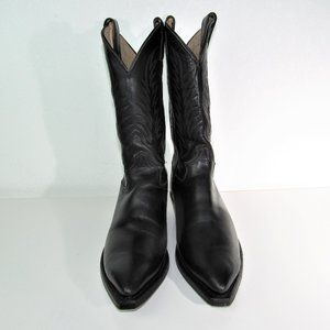 Justin Black Western Boot Women Size 6.5 D